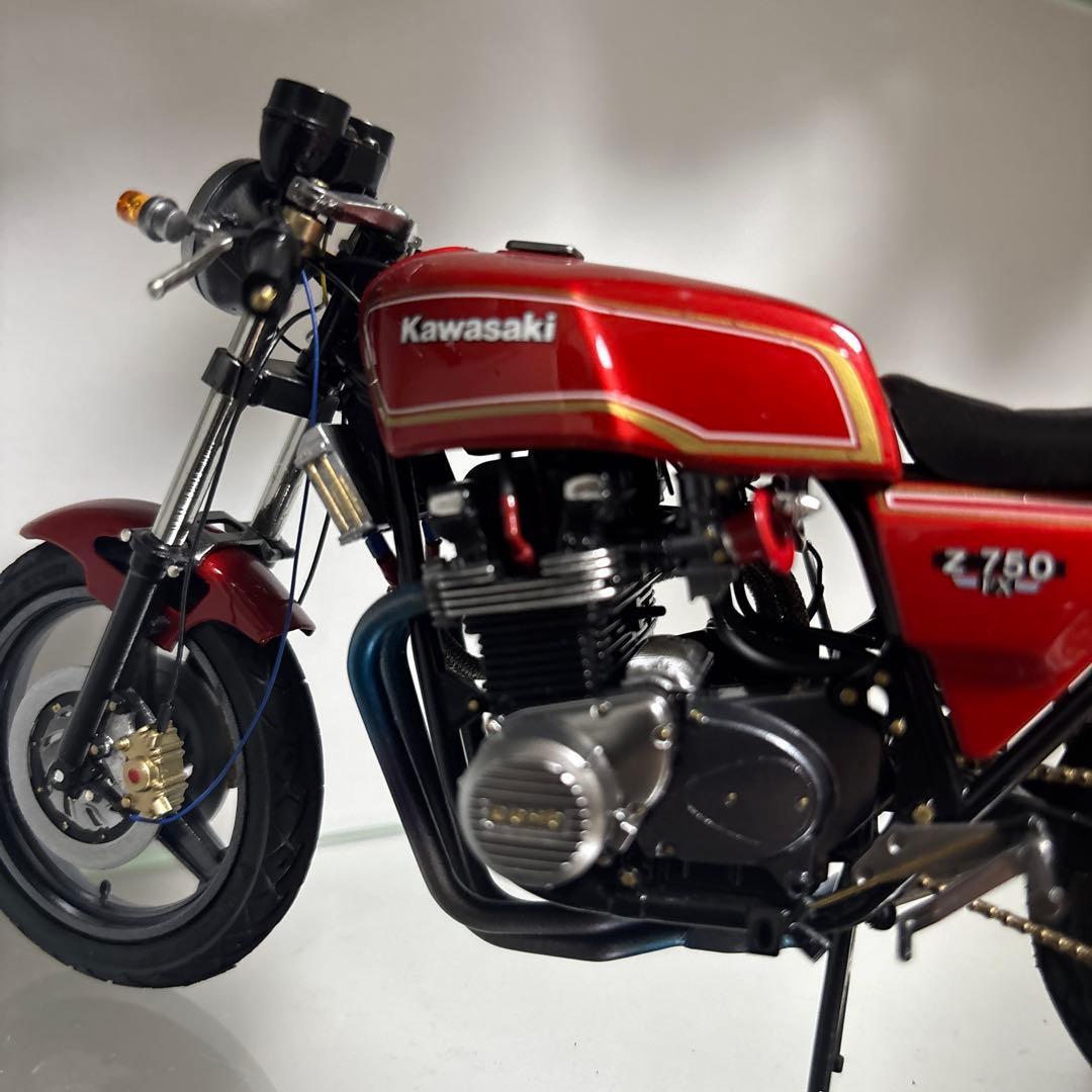 アオシマ　1/12 Z750FX 佐田正樹