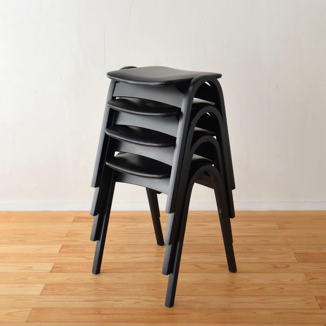 AKITA MOKKO バースツール 4脚セット
