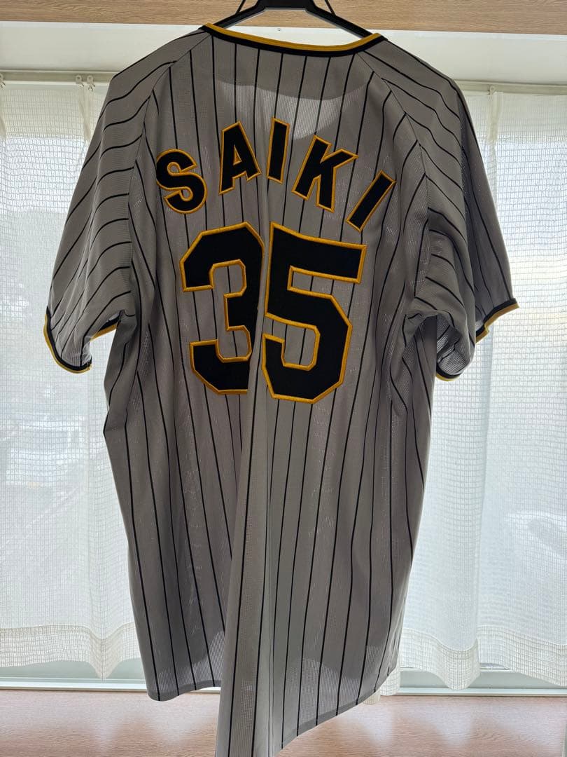 HANSHIN TIGERS 才木 35 ビジターユニフォーム - メルカリ