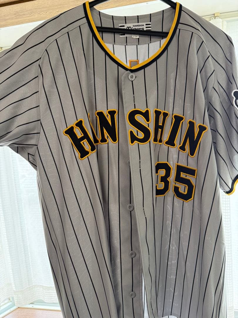 HANSHIN TIGERS 才木 35 ビジターユニフォーム - メルカリ