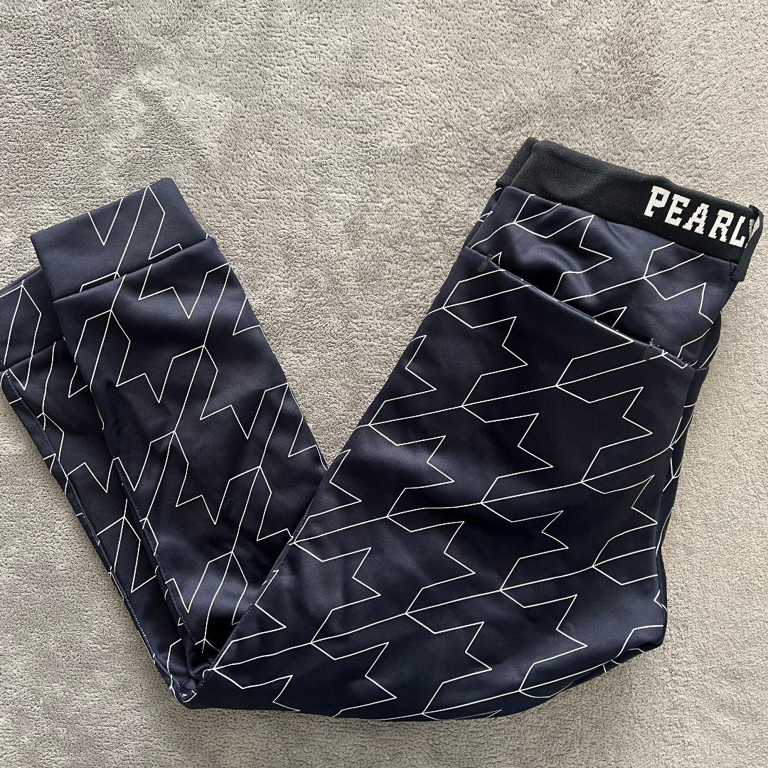 Pearly gates パーリーゲイツ 裏起毛 イージーパンツ 千鳥柄 メンズ