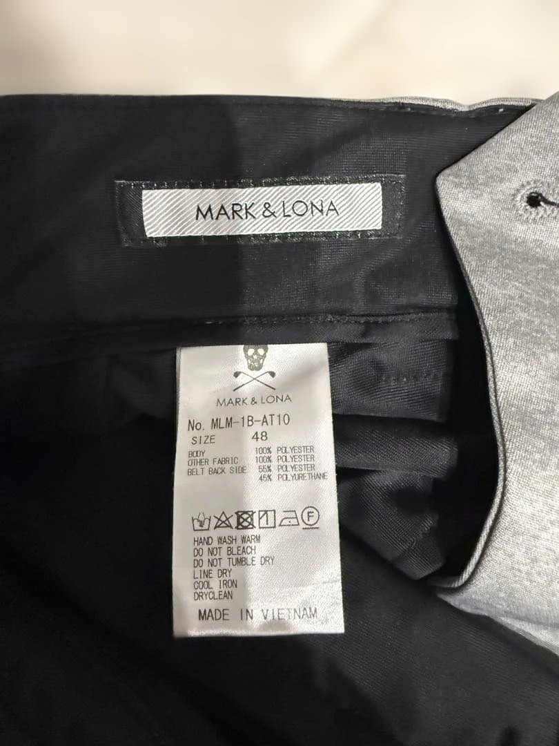 MARK & LONA グレーショートパンツ マークアンドロナ厚手ハンカチ