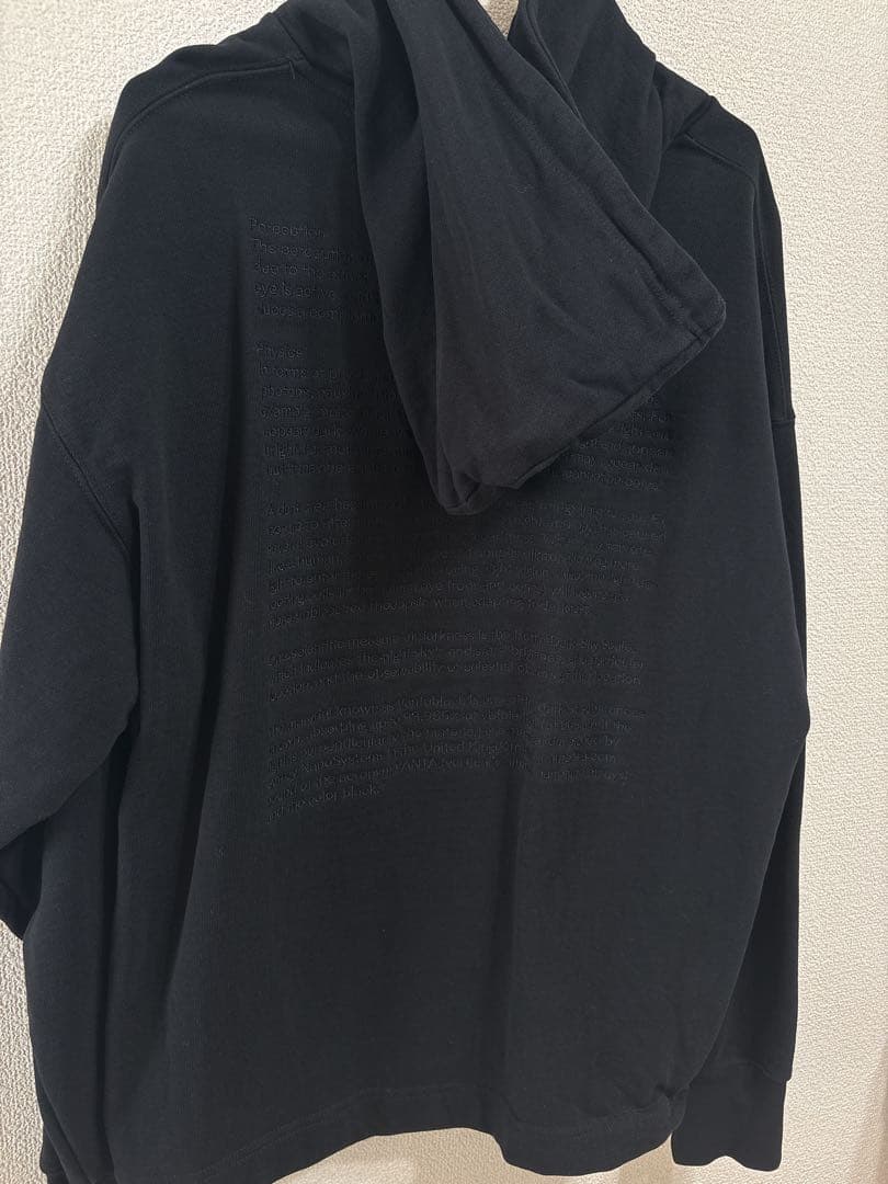 【未使用】サカナクション 暗闇　フーディ　パーカーKURAYAMI