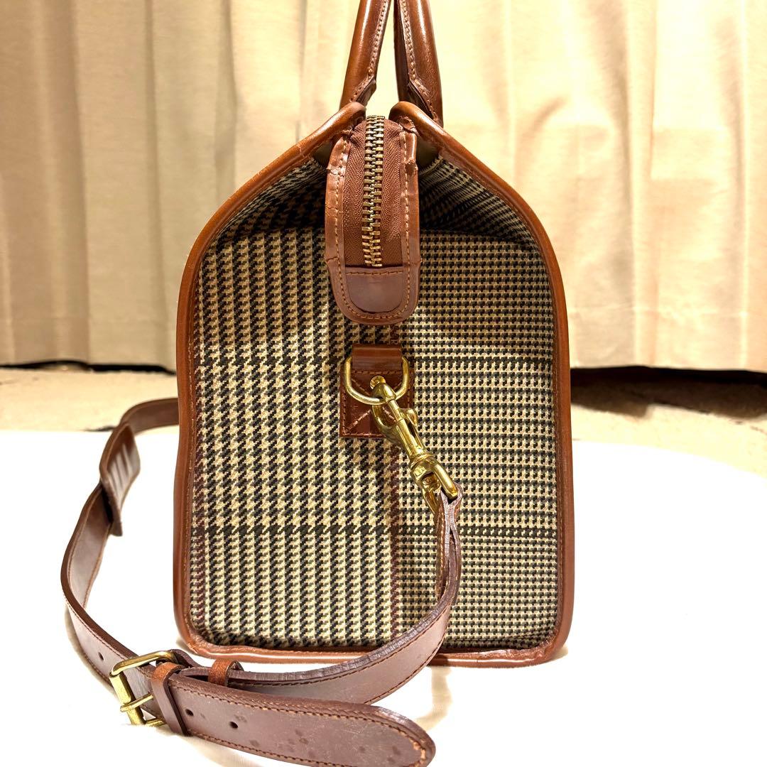 極希少 美品】ポロラルフローレン 千鳥格子 ボストンバッグ 2way 大