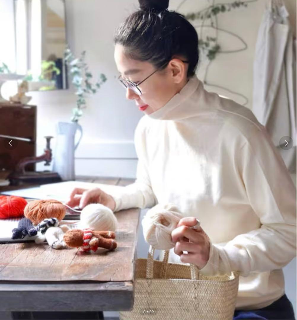 未使用　J.S.luxe C/Si/Caテンジクタートルネック