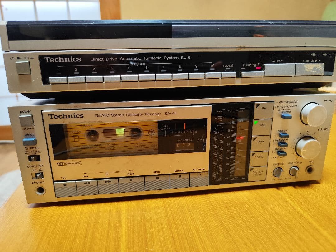 Technics テクニクス システムコンポ SL-6 SA-K6 - メルカリ