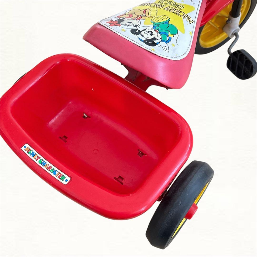 【来月に処分予定】Disney ディズニー　昭和平成レトロ音楽が鳴る子供用三輪車
