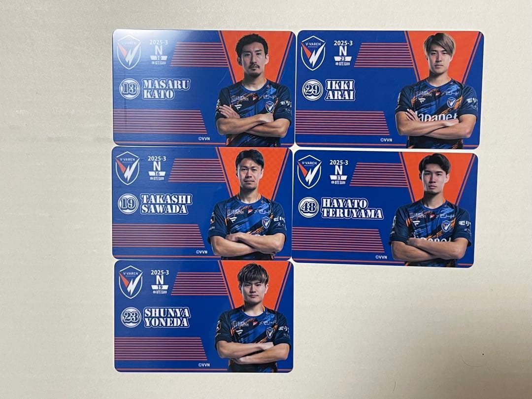 2025年 V・ファーレン長崎 オンサイトカード 5枚セット - メルカリ