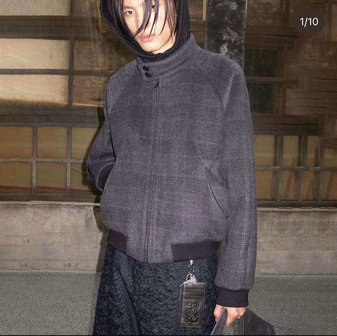 jcaesar_studio ウールハリントンジャケット - メルカリ