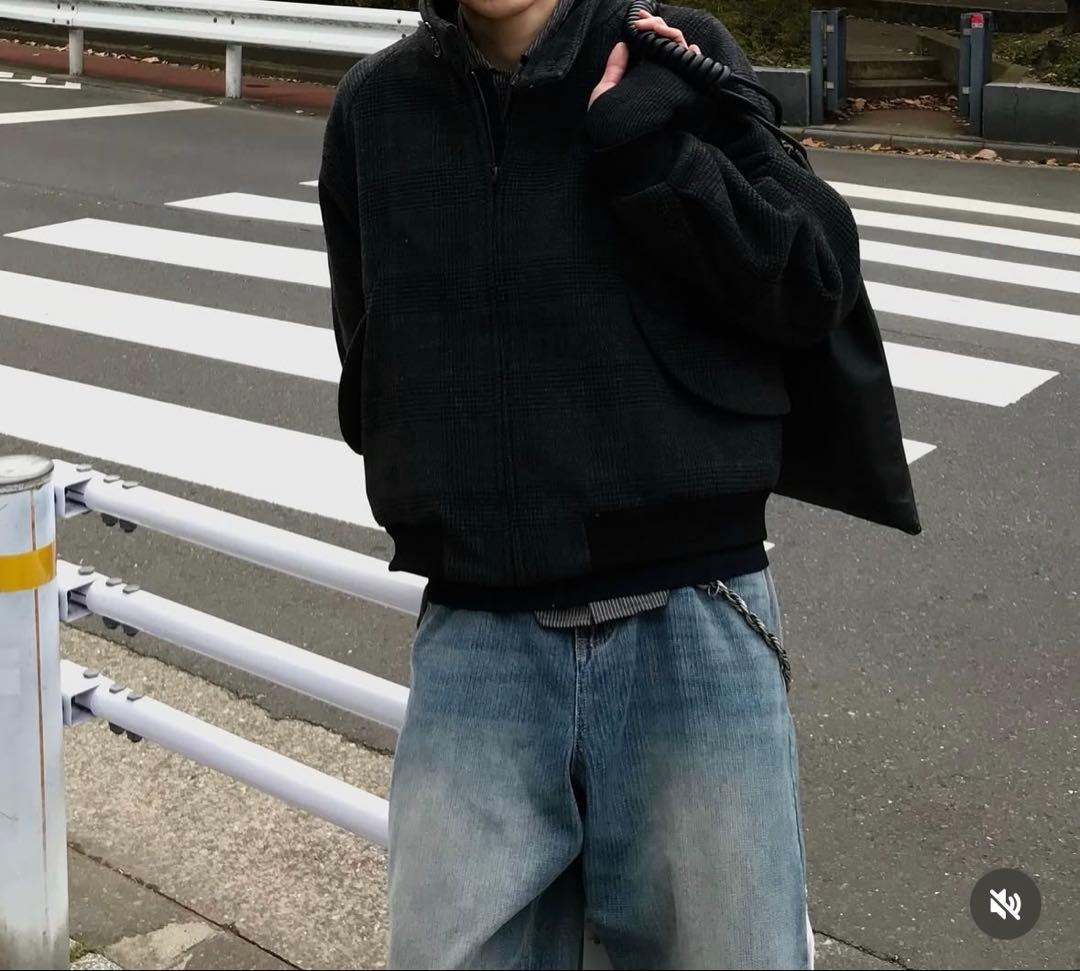 jcaesar_studio ウールハリントンジャケット - メルカリ