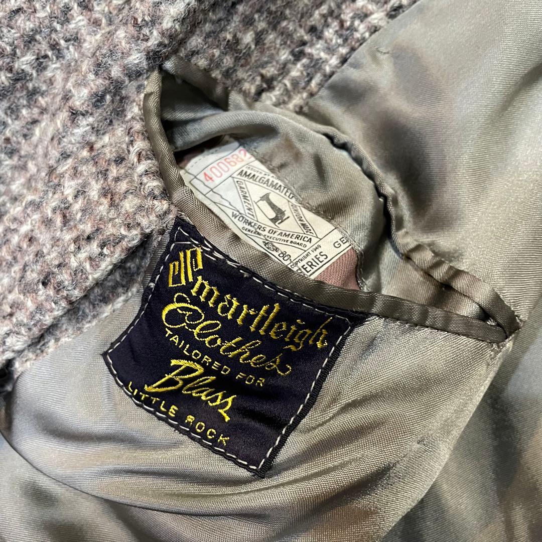 40-50s Bespoke by Gus Blass　Tweed Coat