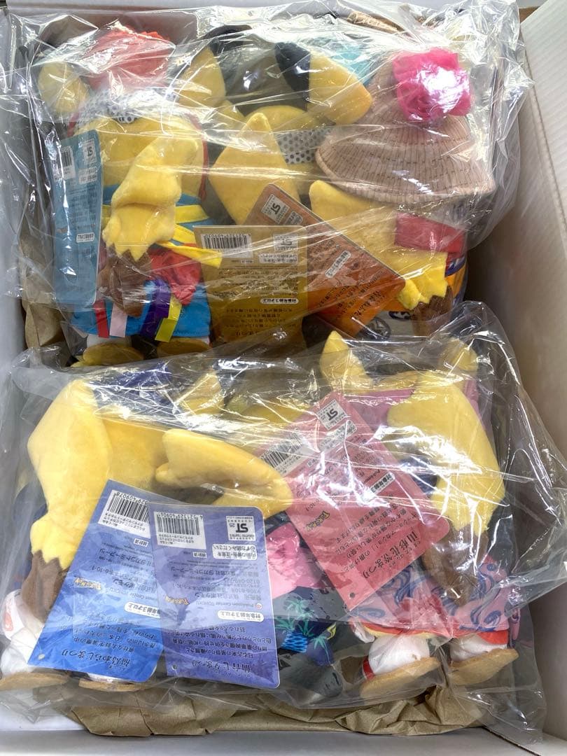 ポケモンセンタートウホク ピカチュウ ぬいぐるみ 6点セット