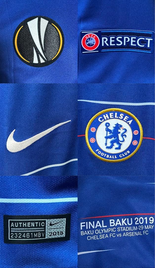 正規品・タグ付】 エデン・アザール ＃10 チェルシー18／19 (H