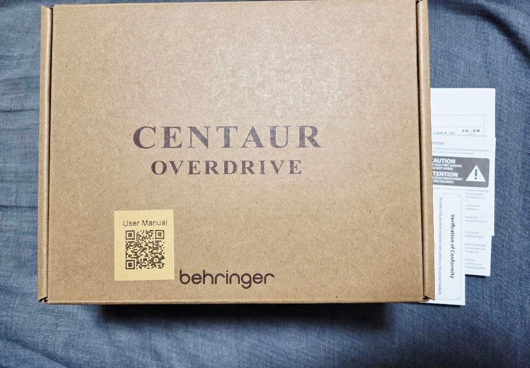 旧デザイン BEHRINGER CENTAUR OVERDRIVE