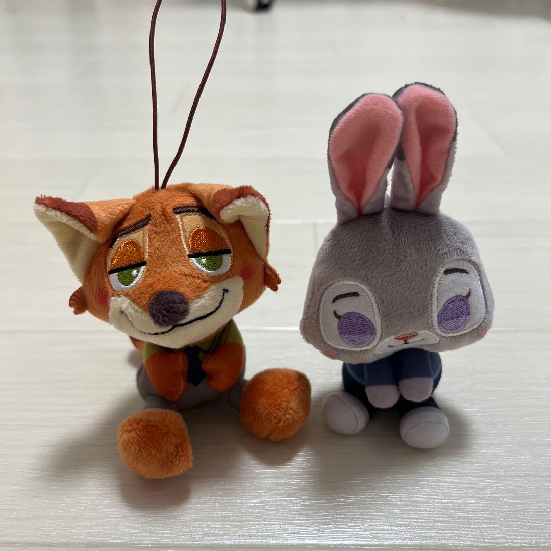 ニック・ワイルド＆ジュディ・ホップス ぬいぐるみセット - メルカリ