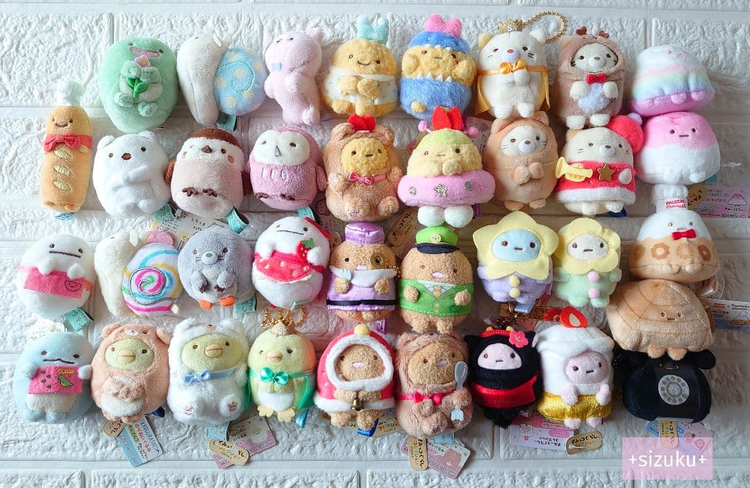 【安心】新品〜美品・36体 すみっコぐらし てのりぬいぐるみまとめ売り