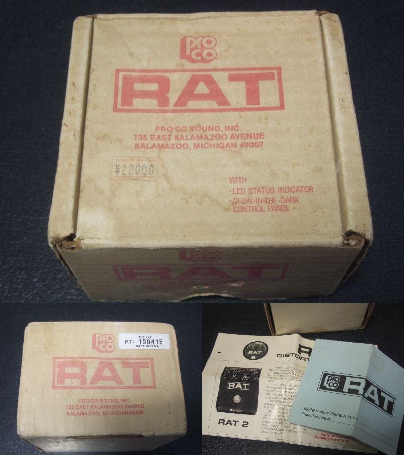 箱付き美品 94年 ProCo RAT2 Motorola LM308N RAT - メルカリ
