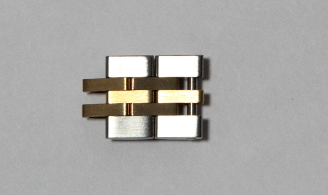 ロレックスデイトジャストのK18YG/SSコンビコマ（レディース用）2個