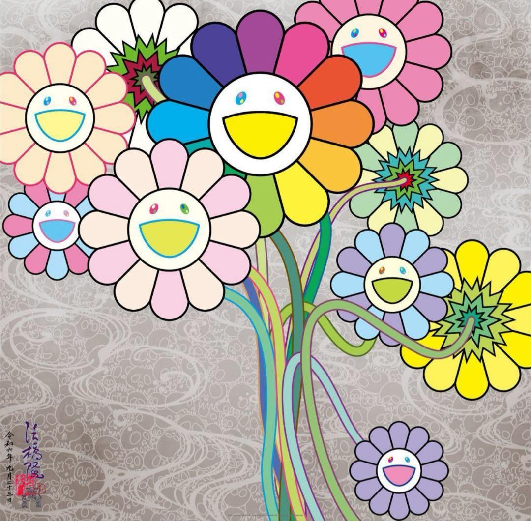 村上隆 直筆サイン入りポスター \"光琳とウォホール “ED300 もののけ京都 11月27日(日)12時よりWEBサイトにて、村上隆 エディションサイン入り