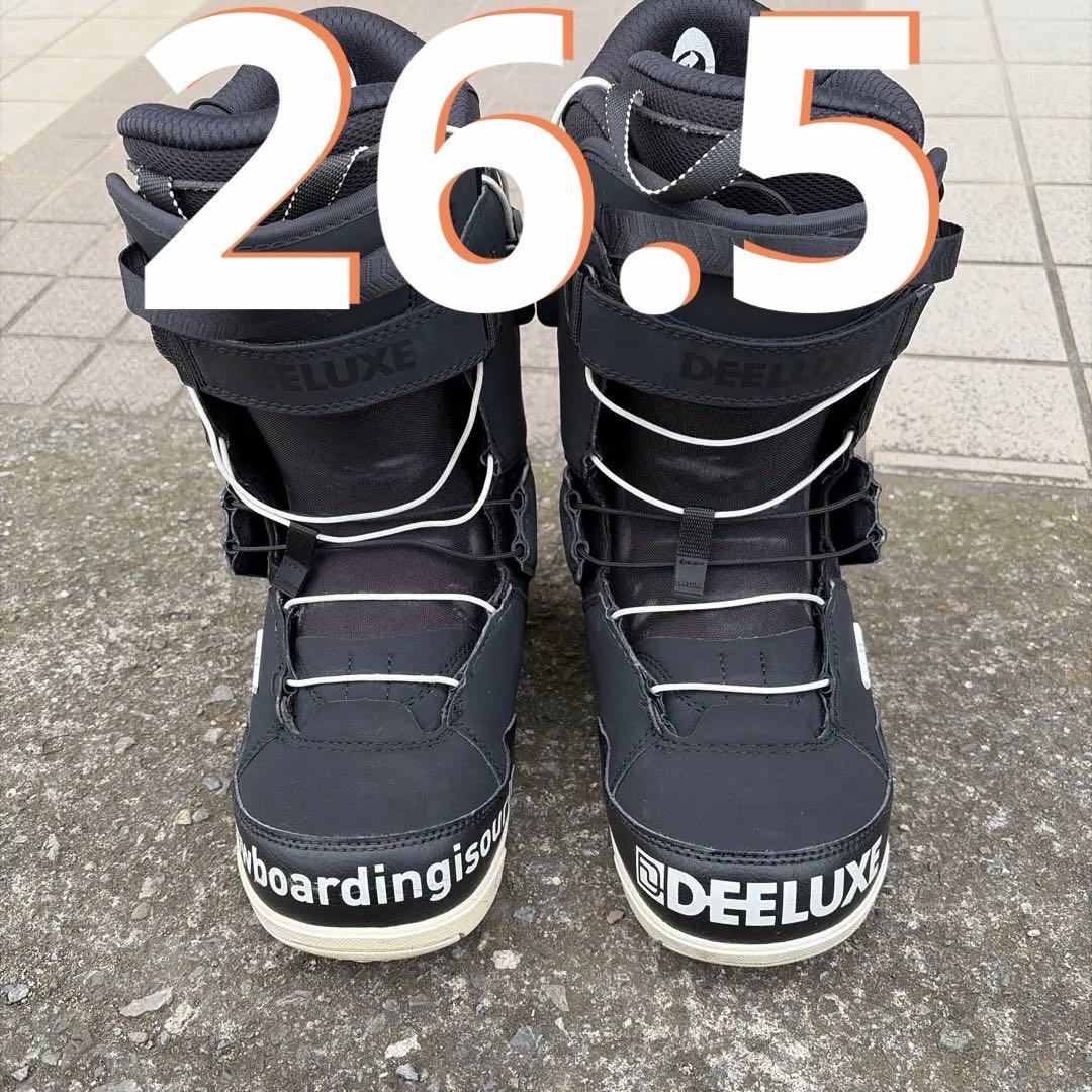DEELUXE スノーボードブーツ ブラック　TEAM ID 26.5 DEELUXE (ディーラックス) TEAM ID スノーボードブーツ メンズ SIZE
