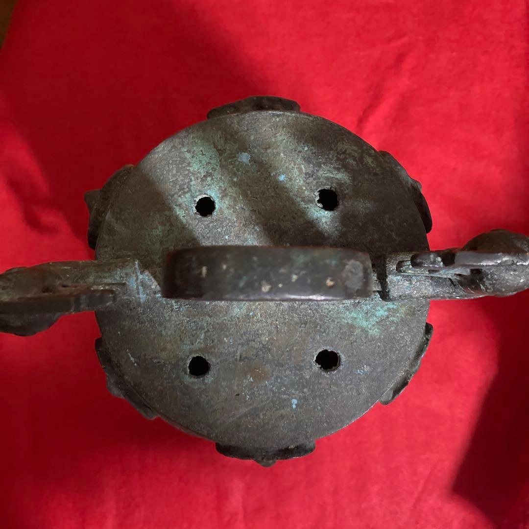 珍） 中国青銅器 虎鎛（こはく） 銅鐸 西周前期BCE11ー10c - メルカリ