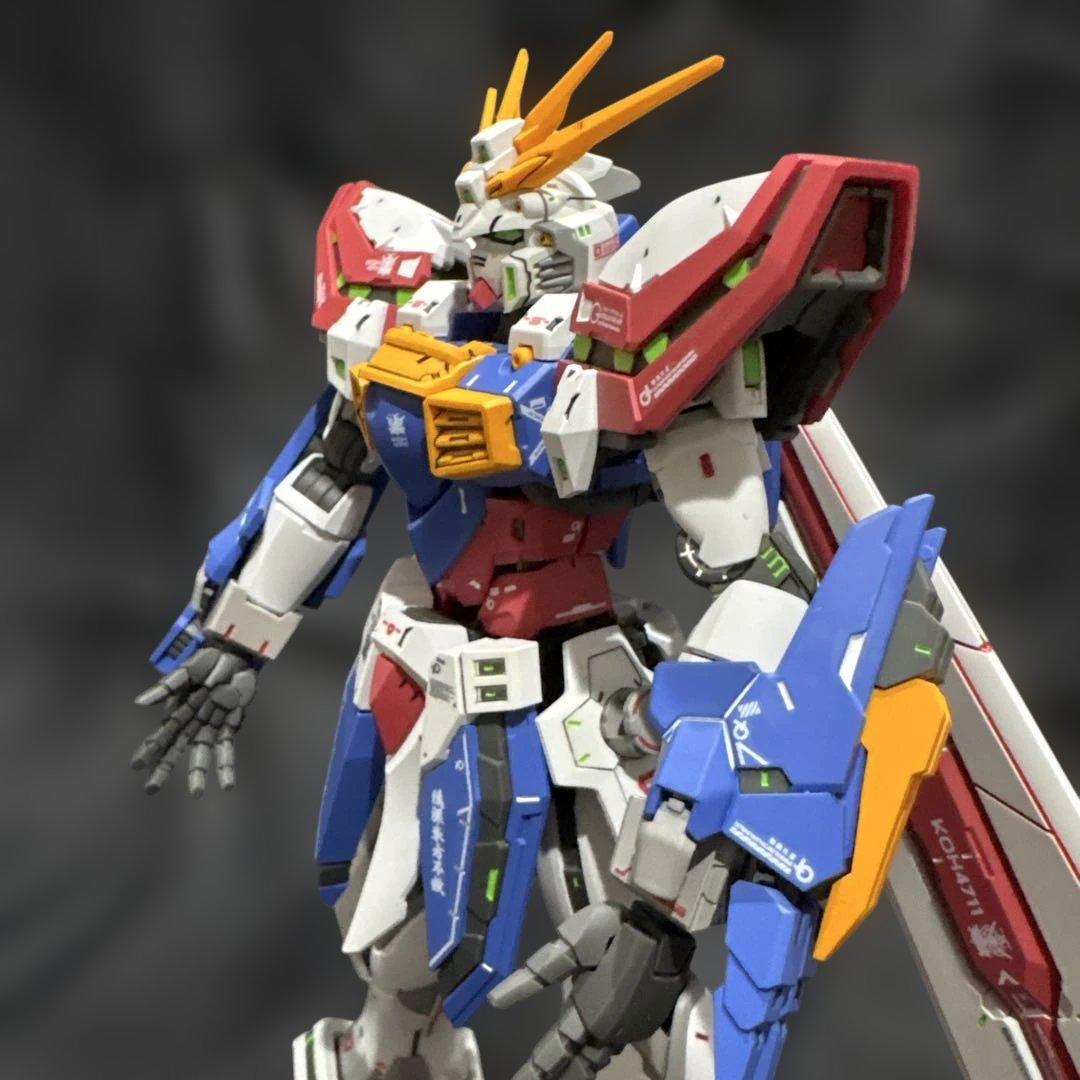 FAT CAT 1/100 拡大RG ゴッドガンダム　塗装完成品　海外製