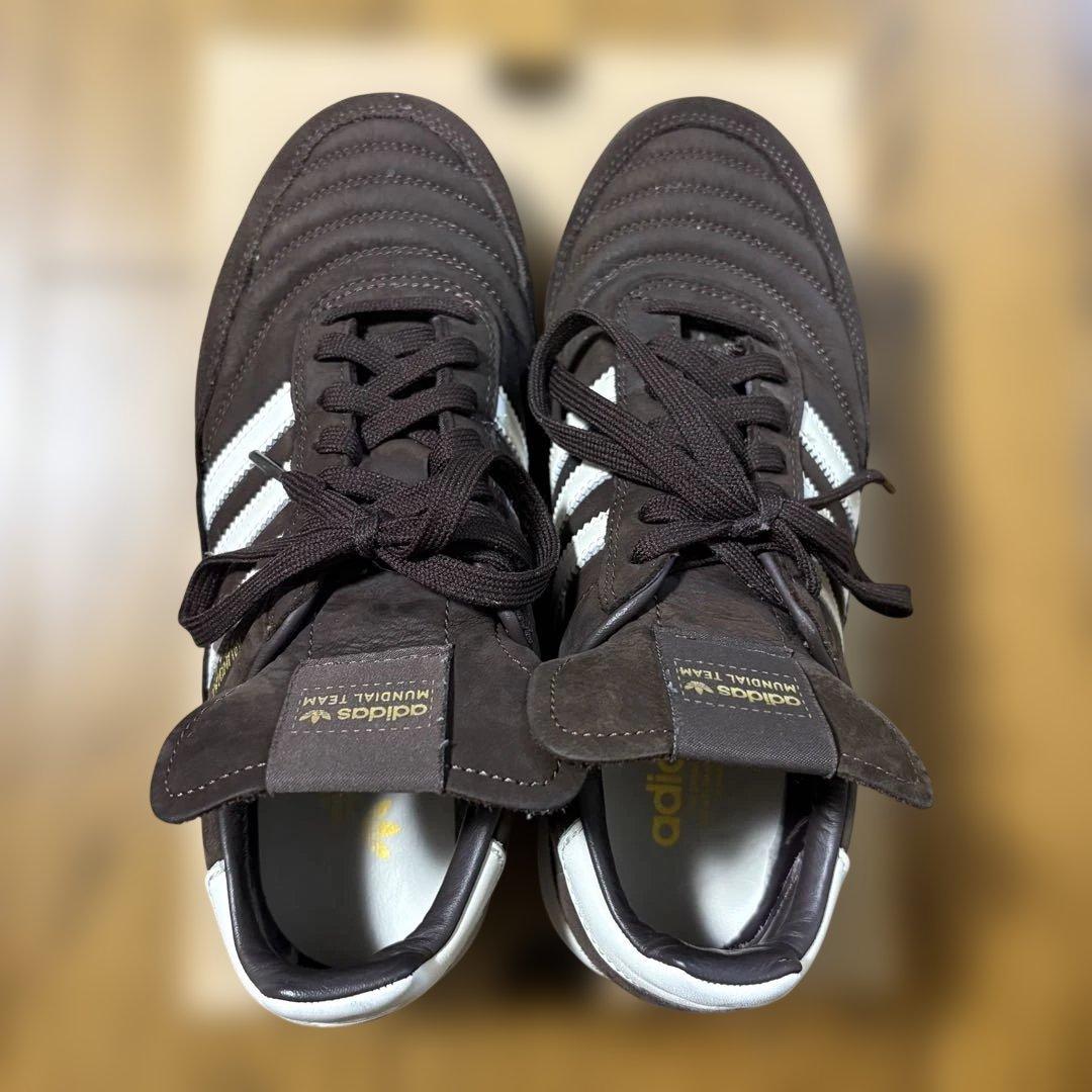 24.5cm アディダス　ムンディアルチーム　ブラウン