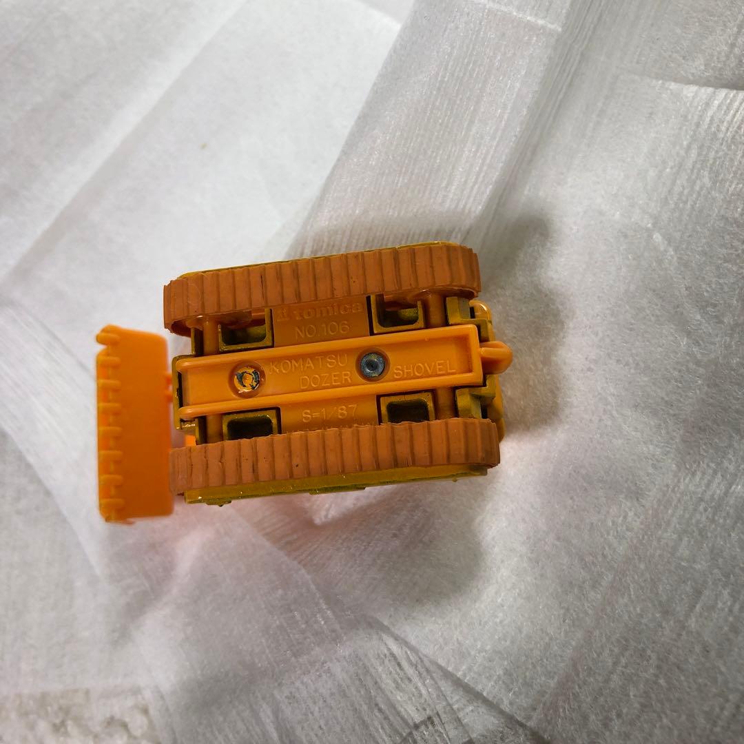 日本製　トミカ　ドーザショベル　D65S 黒箱　NO.106