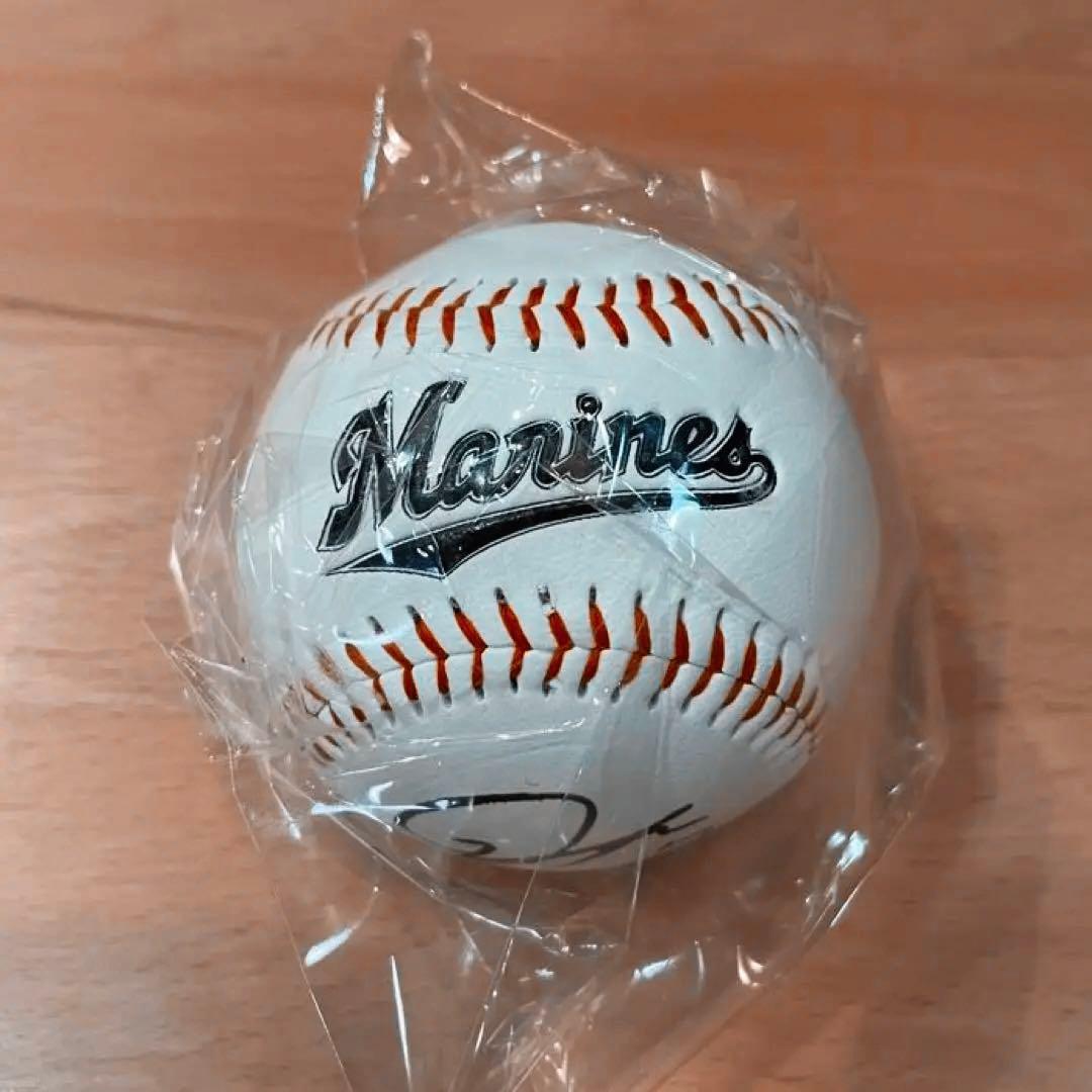 佐々木朗希 直筆サインボール - メルカリ