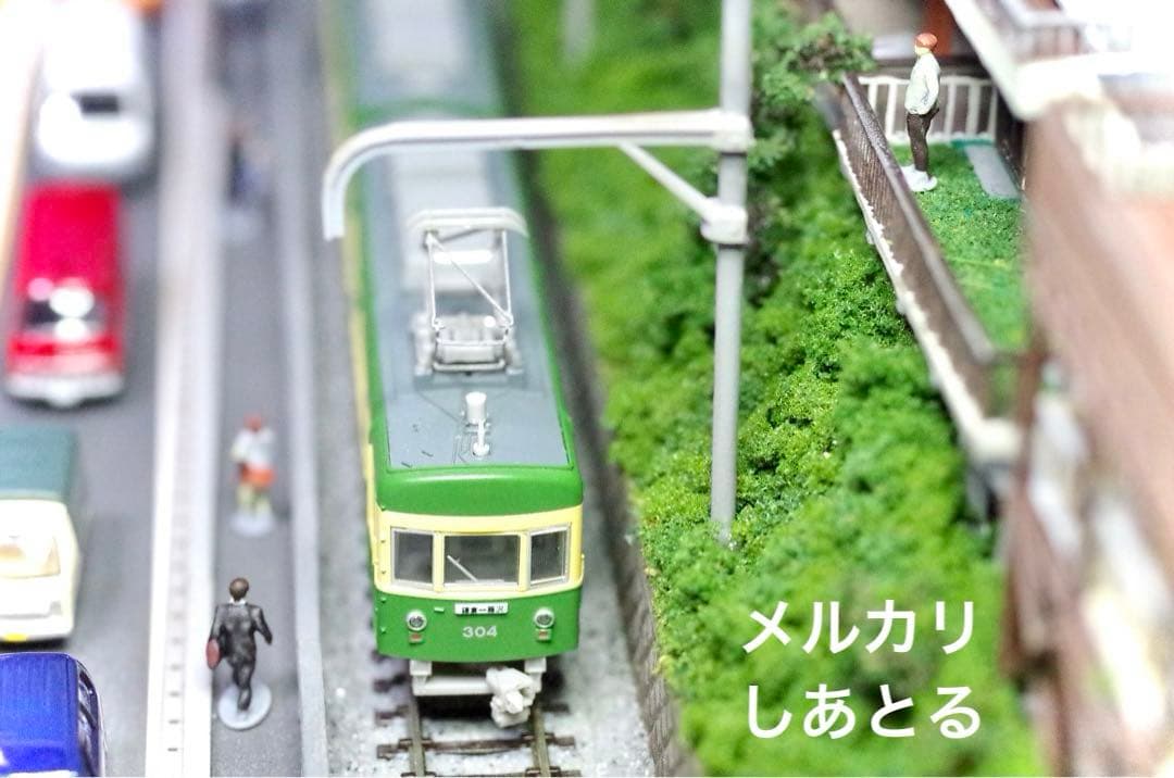 江ノ電 七里ガ浜 鉄道ジオラマ展示台 Nゲージ 鉄コレ 鉄道模型