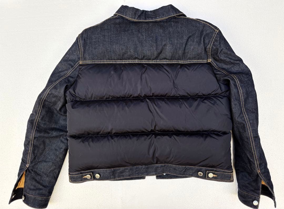 未使用Dsquared2 ディースク ダウンジャケット50 デニム 明石家さんま