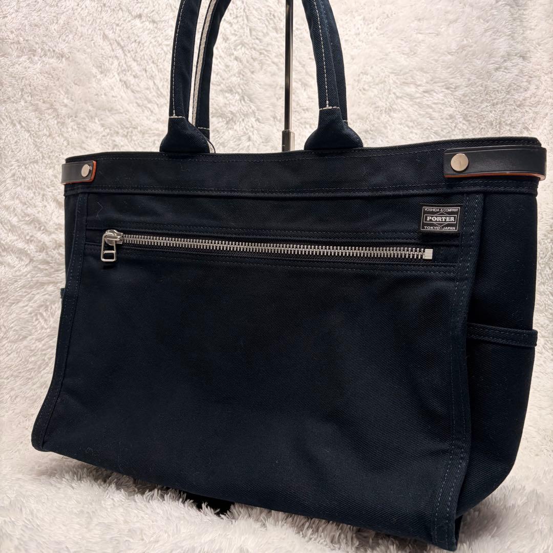 PORTER　ポーター トートバッグ　ネイキッドキャンバス　A4可 PORTER ポーター ネイキッド トートバッグ(M) 667-19469 吉田カバン