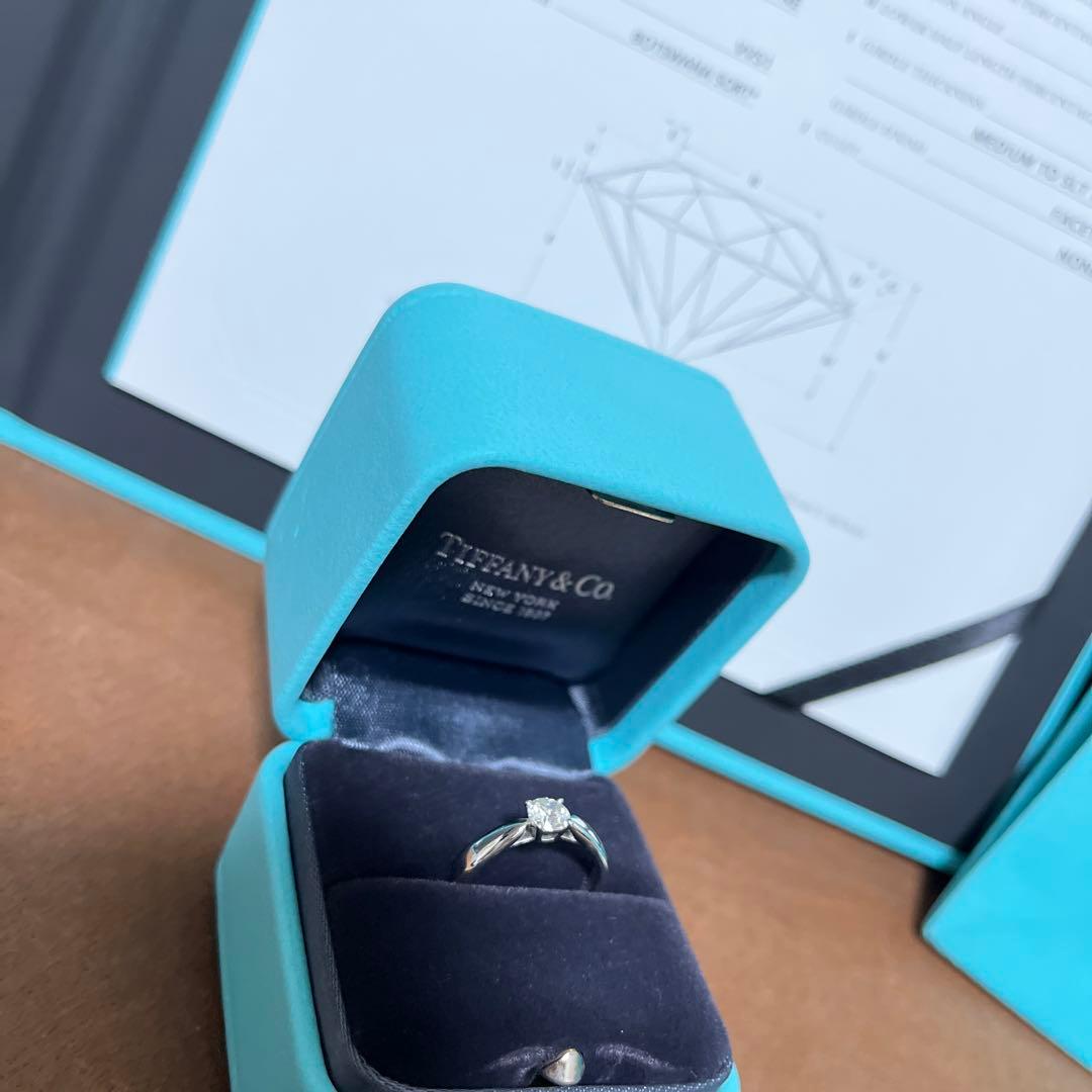 ティファニーハーモニー 0.29ct エンゲージリング 婚約指輪 Tiffany