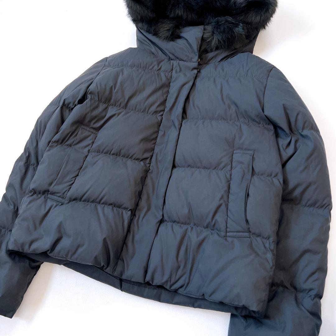 アーバンリサーチ 2way ラビットフードファーダウンジャケット