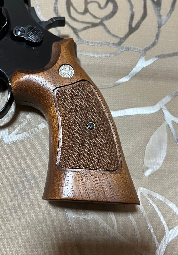 マルシン製6mmガスリボルバー M586マットブラック Xカート 木製