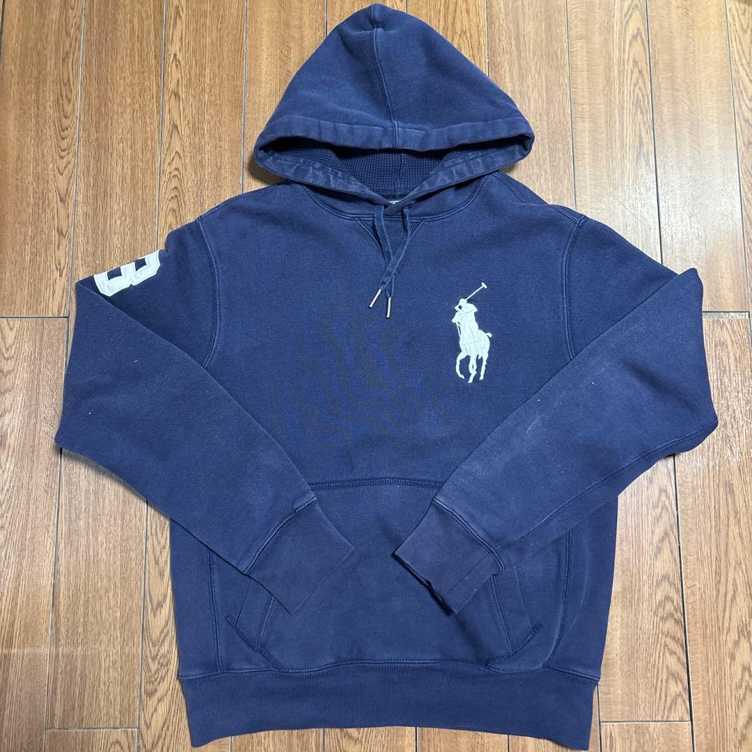 Polo by Ralph Lauren パーカービッグポニー刺繍 短丈 y2k - メルカリ