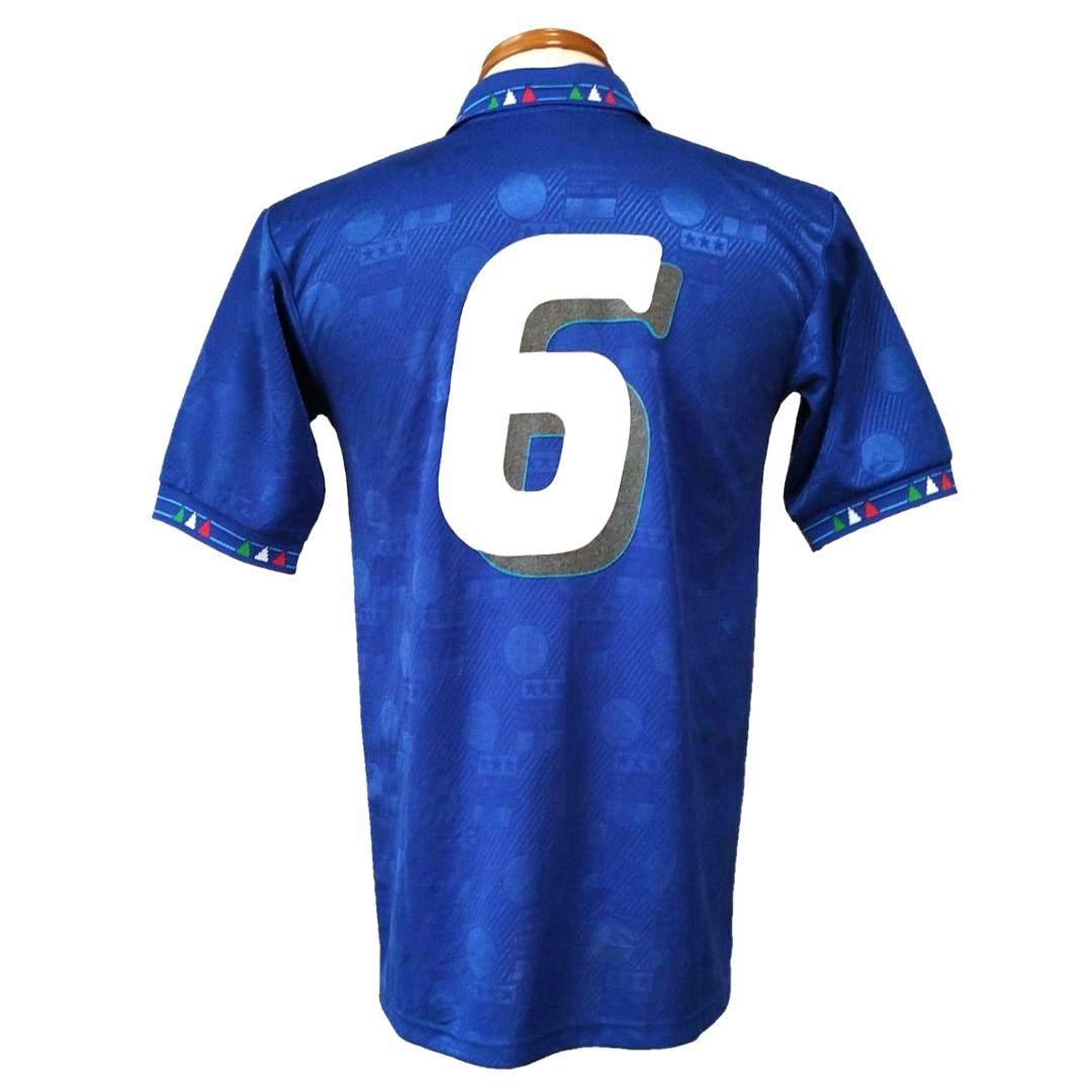 サッカー イタリア代表 94年（H）ユニフォーム ナンバー入り - メルカリ