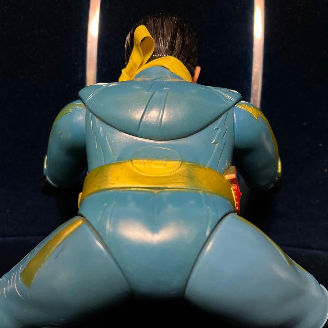 昭和レトロ ポピー イナズマン ソフビ 面無し 石森プロ 当時物 戦隊モノ