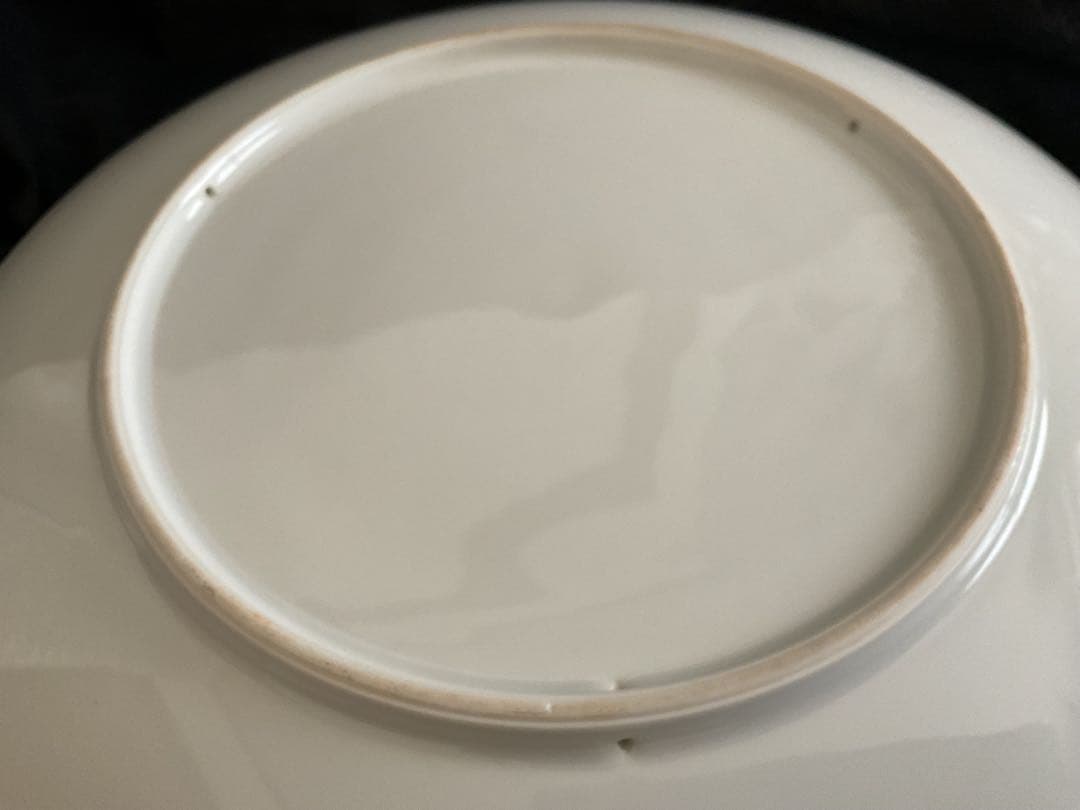 稀少！加山四郎(1900~1972)自筆絵付皿「鰈ほうぼうと鰈の図」供箱入