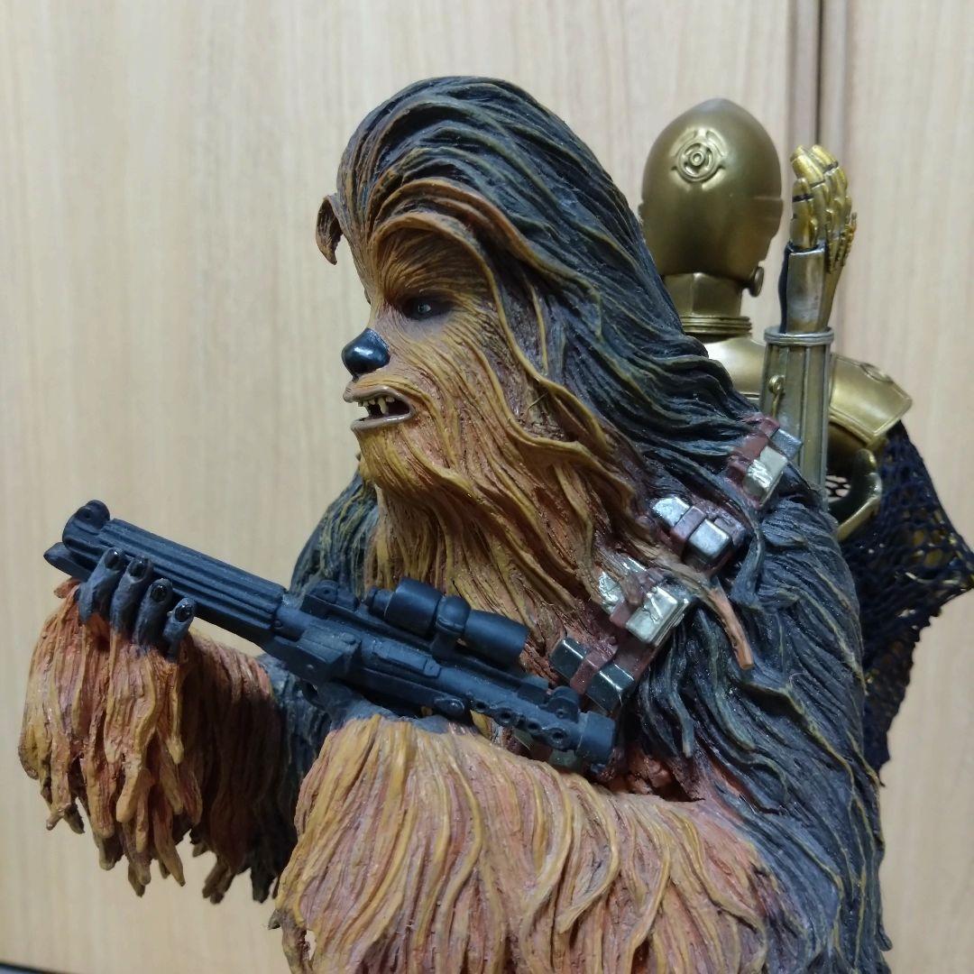 【超貴重】チューバッカ＆C-3POスタチュー シリアルPROMO GG社長サイン