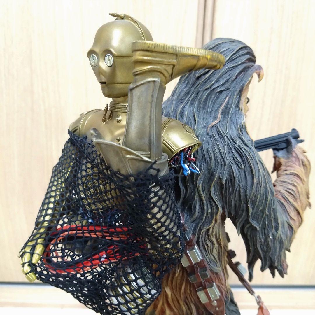 【超貴重】チューバッカ＆C-3POスタチュー シリアルPROMO GG社長サイン