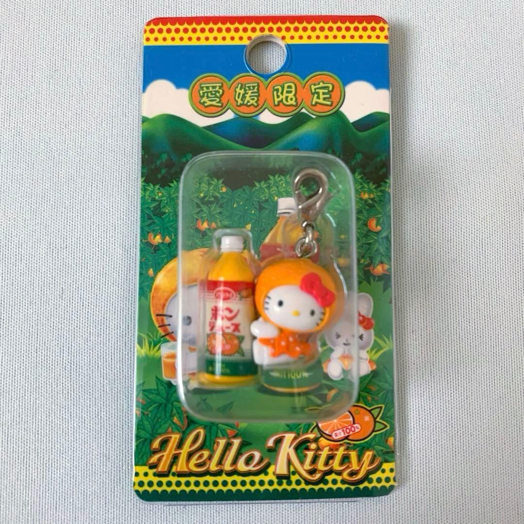 ご当地キティ 】愛媛県 ストラップ キティちゃん ポンジュース