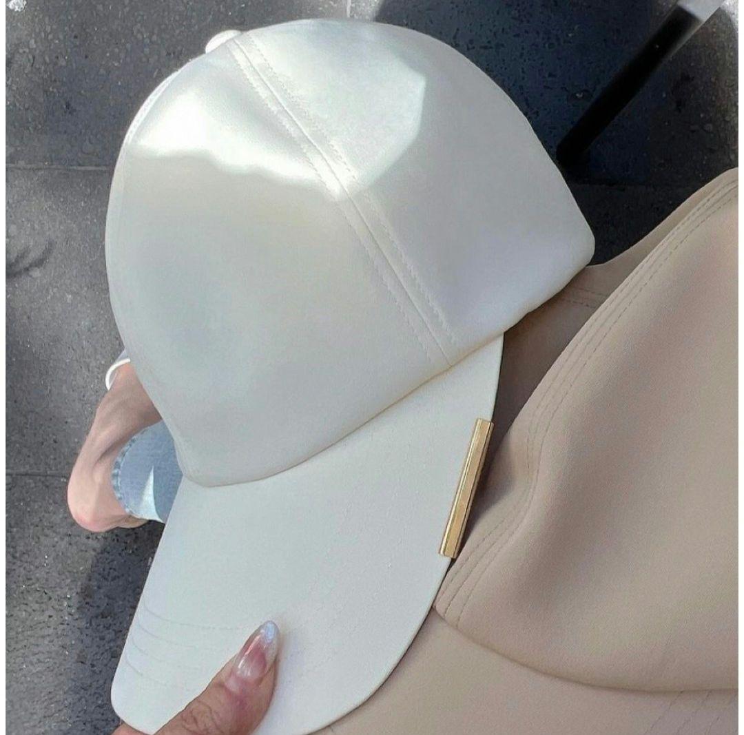 FF0921-しいちゃんキャップアイボリー白遮光キャップ