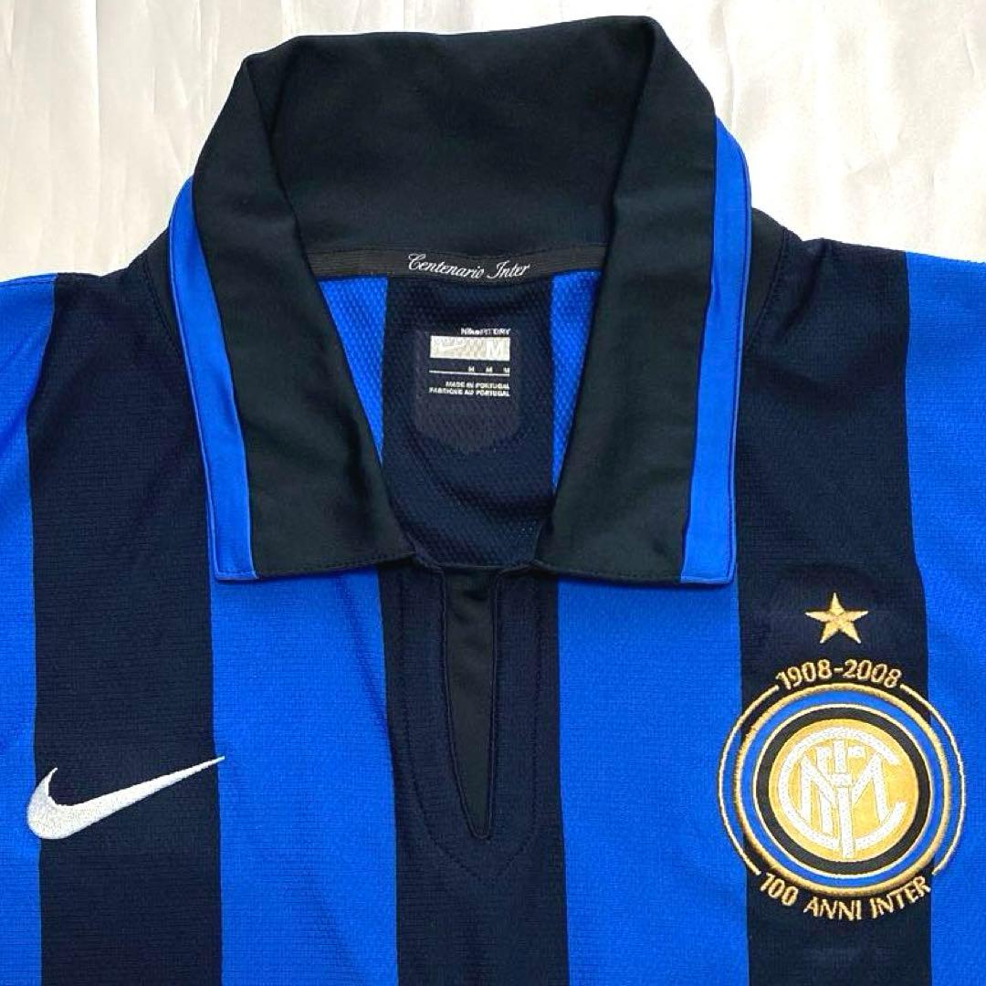NIKE インテル ミラノ 07/08 100周年記念 ホーム ユニフォーム M