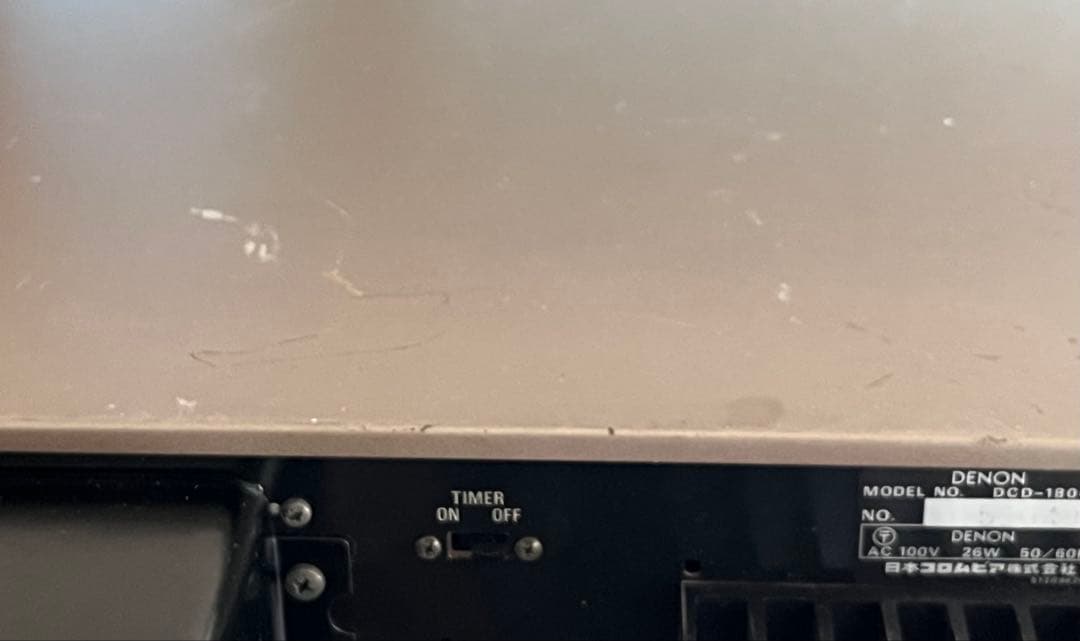 DENON DCD-1800R CDプレーヤ 通電確認済み 整備ベース本体 - メルカリ