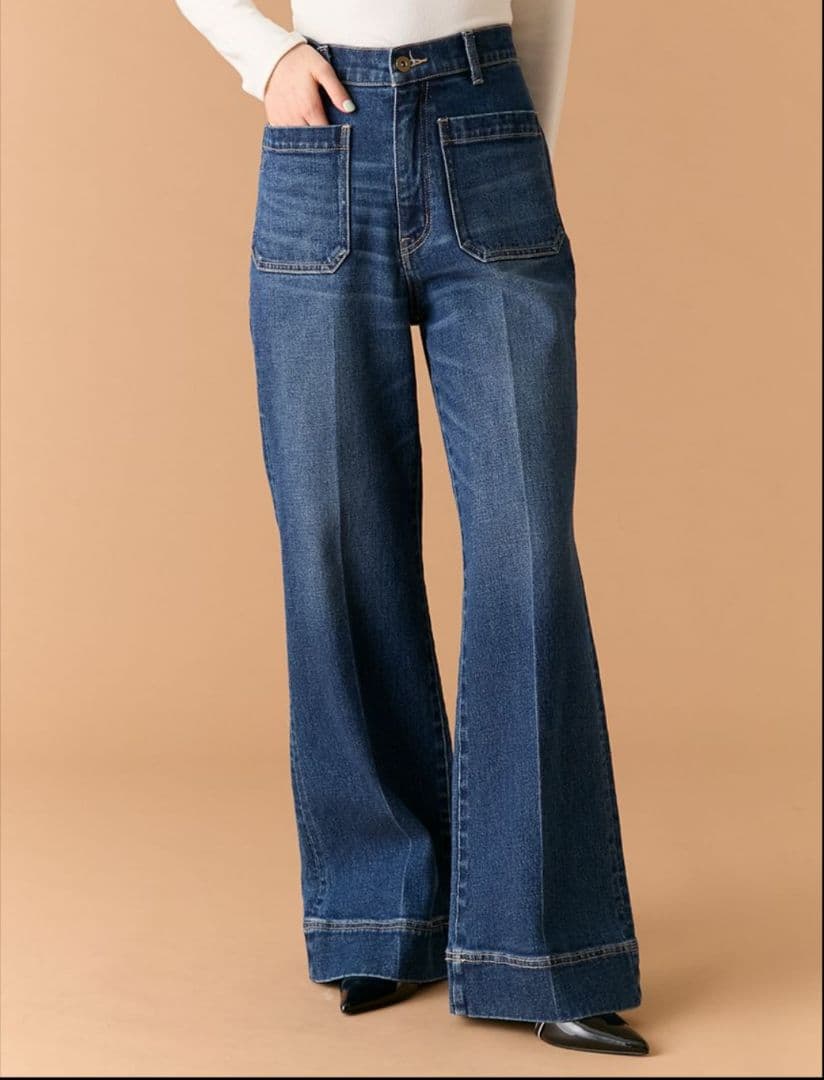 LILY BROWN ストレートフレアデニムパンツ25SSの通販はau PAY