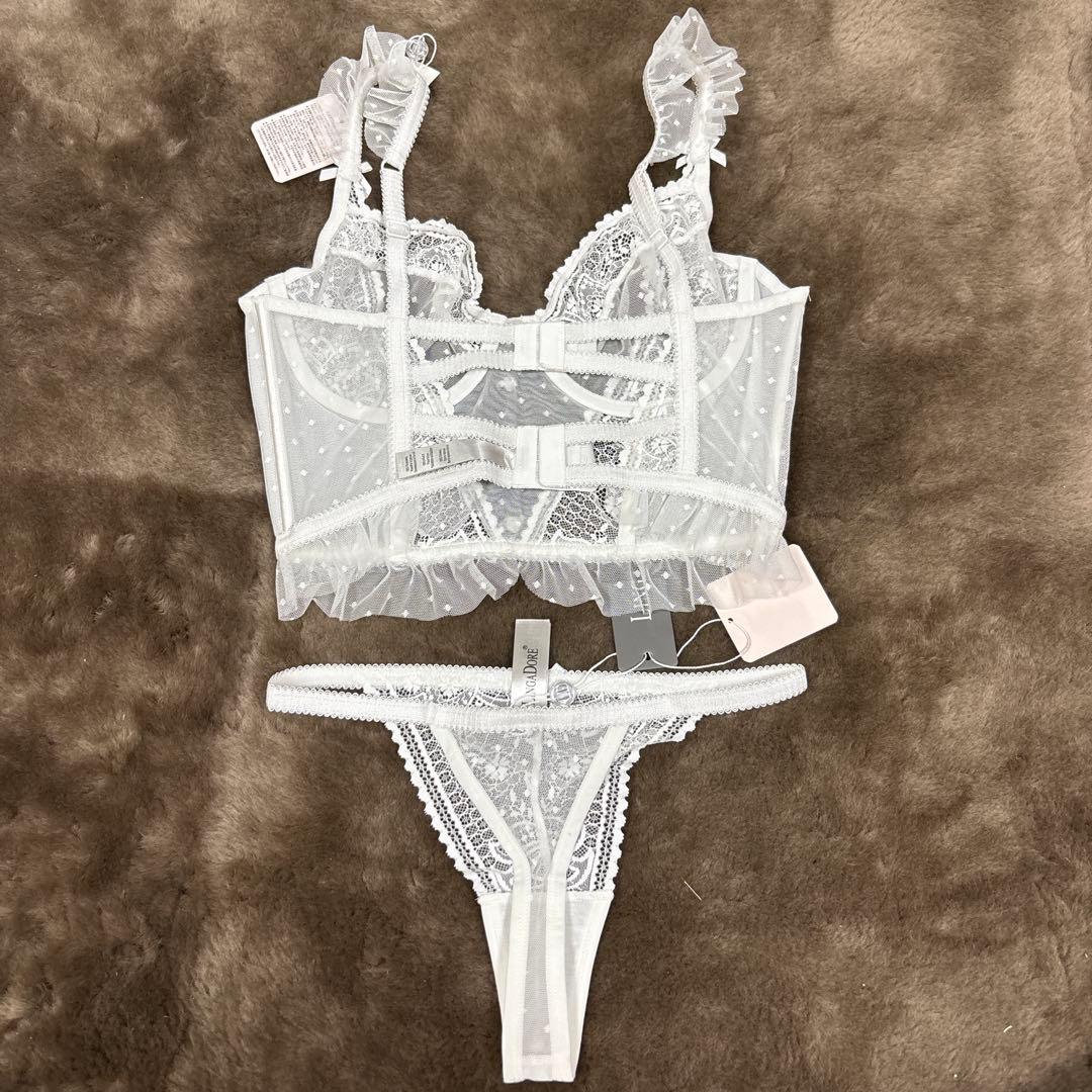 LINGADORE ビスチェ　ブラジャー　タンガ　ベビードール　総レース　ドット