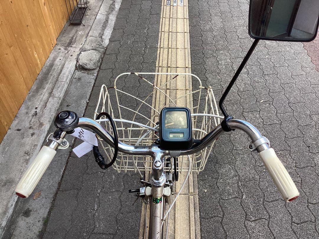 昭和レトロ]National(ナショナル)24吋 ママチャリ 変速なし - メルカリ