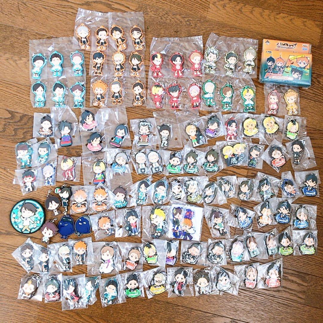 値下げ❤新品未開封★ハイキュー ラバーストラップ115コ　景品　一番くじラバスト