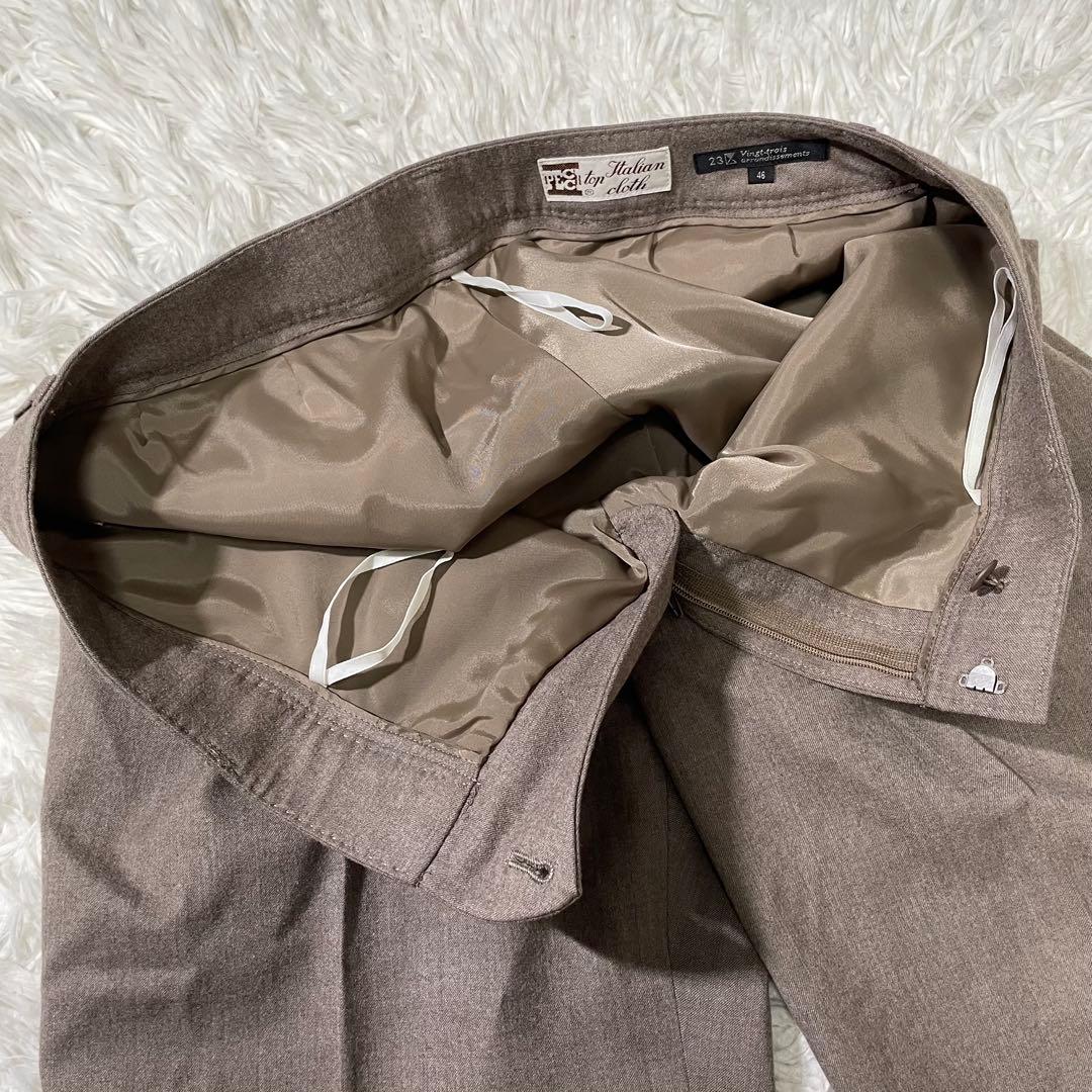 美品 23区 スーツセットアップ ジャケット パンツ 大きいサイズ